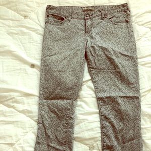 Free People grey lace jean